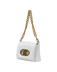 Liu Jo Lapuffy Chain Shoulder Bag White