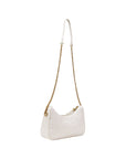 Liu Jo Monogram Chain Shoulder Bag White