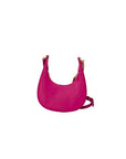 Pinko Brioche Leather Hobo Bag Hot Pink