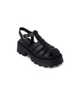 Windsor Smith Rare Chunky Flatform Leather Sandal Black