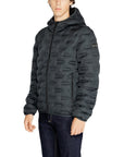 Replay Winter Hooded Full-Zip Jacket Navy Blue