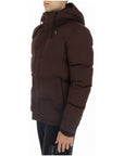 Superdry Hooded Puffer Down Jacket Brown