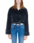 Only Florida Cropped Denim Jacket Black