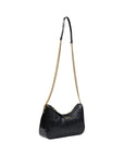 Liu Jo Monogram Chain Shoulder Bag Black