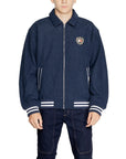 Tommy Hilfiger Jeans Relaxed Corduroy Letterman Jacket Blue