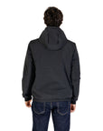 Calvin Klein Jeans Technical Mix Media Hooded Jacket Black