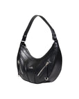 Replay Vintage Faux Leather Hobo Handbag Black