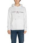 Tommy Hilfiger Logo Hooded Sweatshirt White