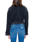 Only Florida Cropped Denim Jacket Black