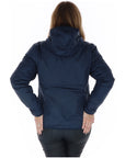 Nike Hooded Zip Up Polyester Jacket Navy Blue