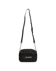 Love Moschino Quilted Zipped Crossbody Bag Black