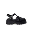 Windsor Smith Rare Chunky Flatform Leather Sandal Black