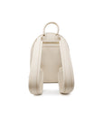 Love Moschino Bold Logo Lettering Backpack Beige