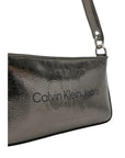 Calvin Klein Sculpted 25 Mono Faux Leather Bag Silver