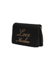 Love Moschino Logo Lettering Mini Shoulder Bag Black