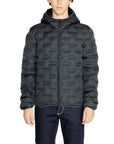 Replay Winter Hooded Full-Zip Jacket Navy Blue