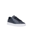 Tommy Hilfiger Side Logo Leather Trainer Sneakers Navy