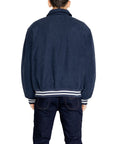 Tommy Hilfiger Jeans Relaxed Corduroy Letterman Jacket Blue