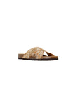 Alviero Martini Prima Classe Geo Detail Sandals Beige