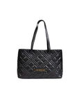 Love Moschino Quilted Shopping Tote Bag Black