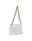 Liu Jo Lapuffy Chain Shoulder Bag White