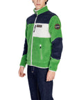 Napapijri Yupik Colour Block Teddy Fleece Jacket Green