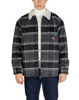 Tommy Hilfiger Sherpa Collar Check Casual Overshirt Black