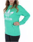 Adidas Originals Hooded Cotton Sweatshirt Mint - Princess Attitude