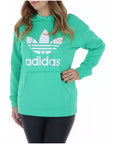 Adidas Originals Hooded Cotton Sweatshirt Mint - Princess Attitude