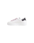 D.A.T.E. Sfera Lace Up Leather Sneakers White