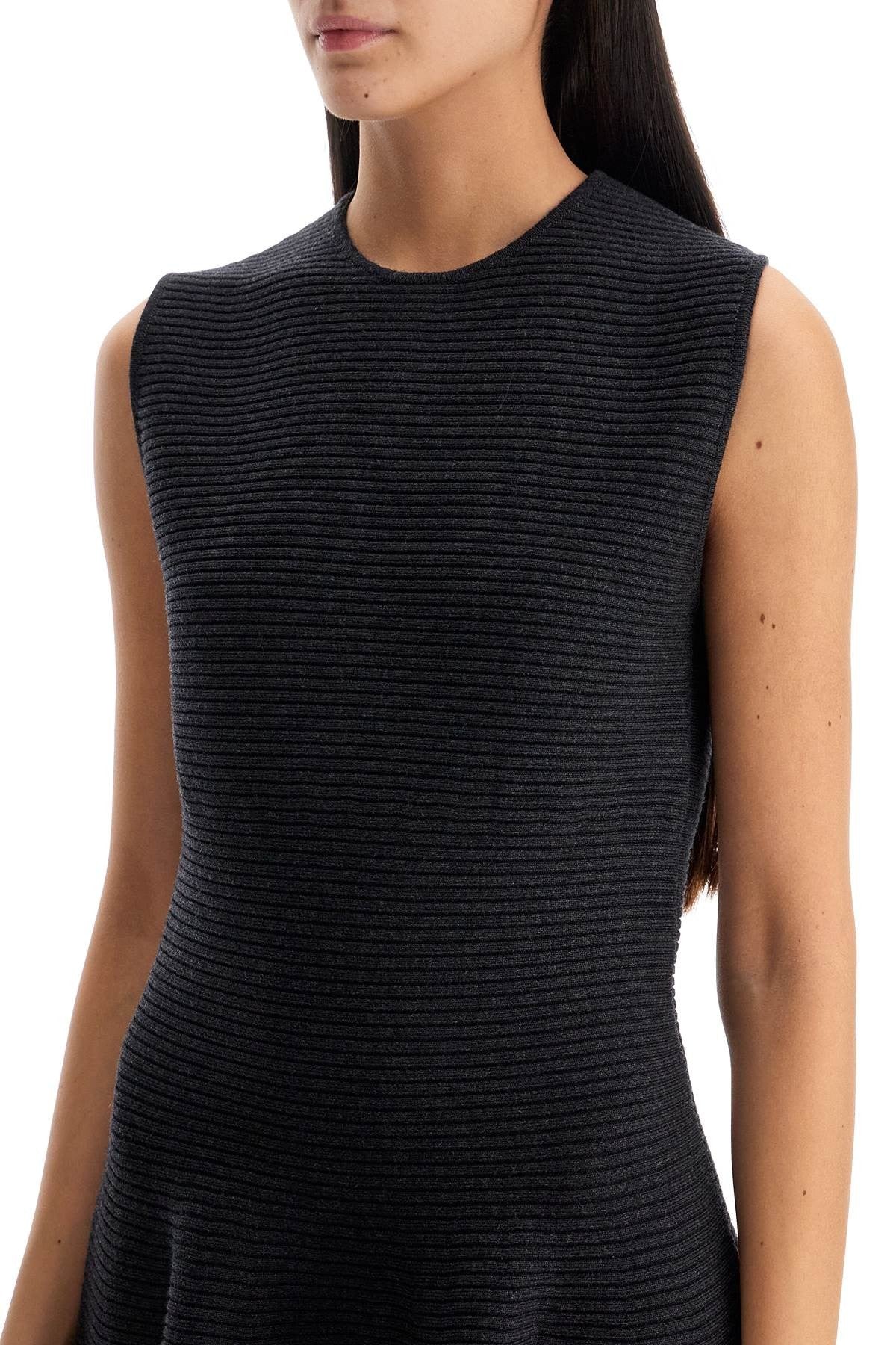 Alaia - 'Ribbed Knit Skater Dress With - Princess Attitude