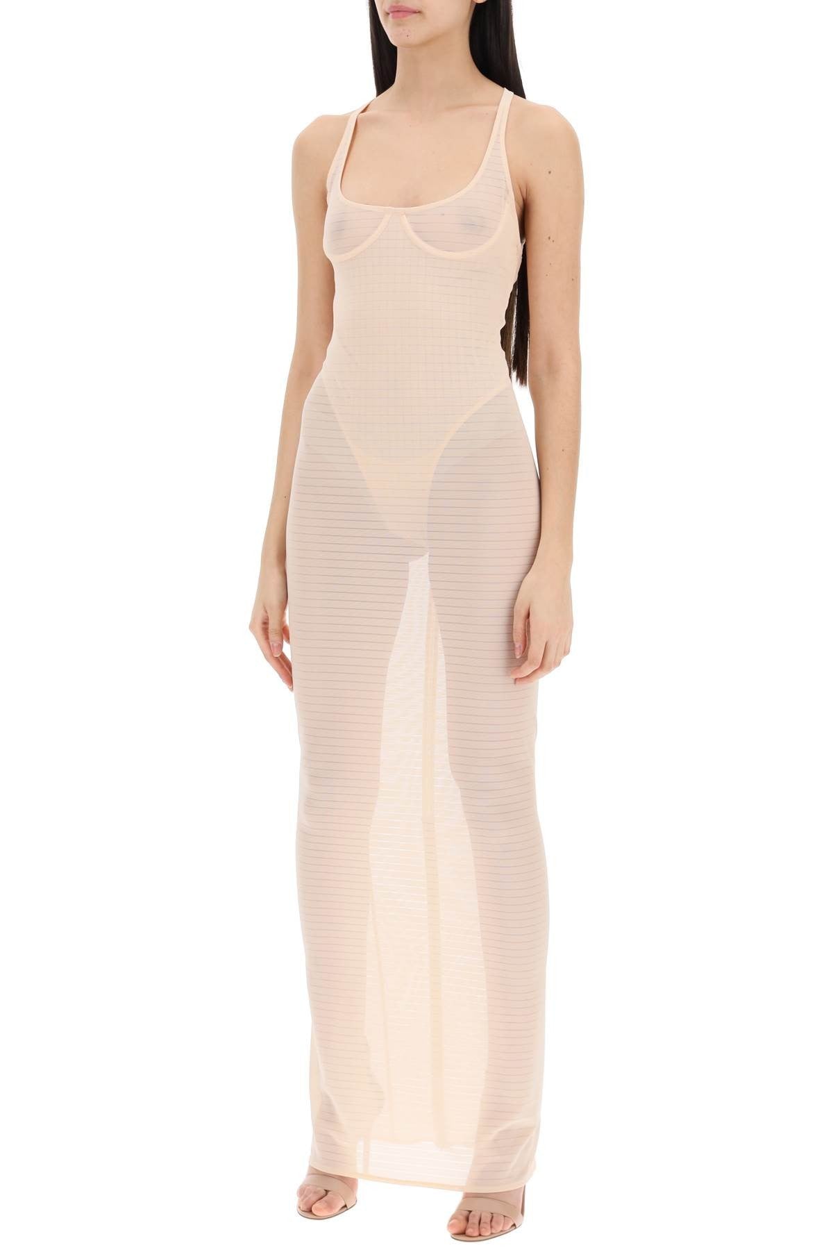 Alaia - Transparent Dress With Integrated Bodysuit - Princess Attitude