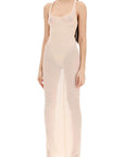 Alaia - Transparent Dress With Integrated Bodysuit - Princess Attitude