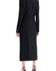 Alessandra Rich - Midi Tweed Dress With Sequins - Princess Attitude