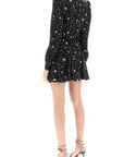 Alessandra Rich - Mini Dress With Lace Collar - Princess Attitude