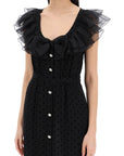 Alessandra Rich - 'Polka Dot Midi Dress In Ge - Princess Attitude