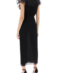 Alessandra Rich - 'Polka Dot Midi Dress In Ge - Princess Attitude