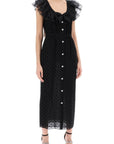 Alessandra Rich - 'Polka Dot Midi Dress In Ge - Princess Attitude