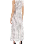 Alessandra Rich - Sleeveless Maxi Dress In Polka - Princess Attitude