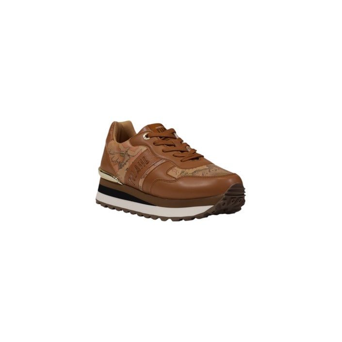 Alviero Martini Prima Classe Faux Leather Trainer Sneakers - Princess Attitude