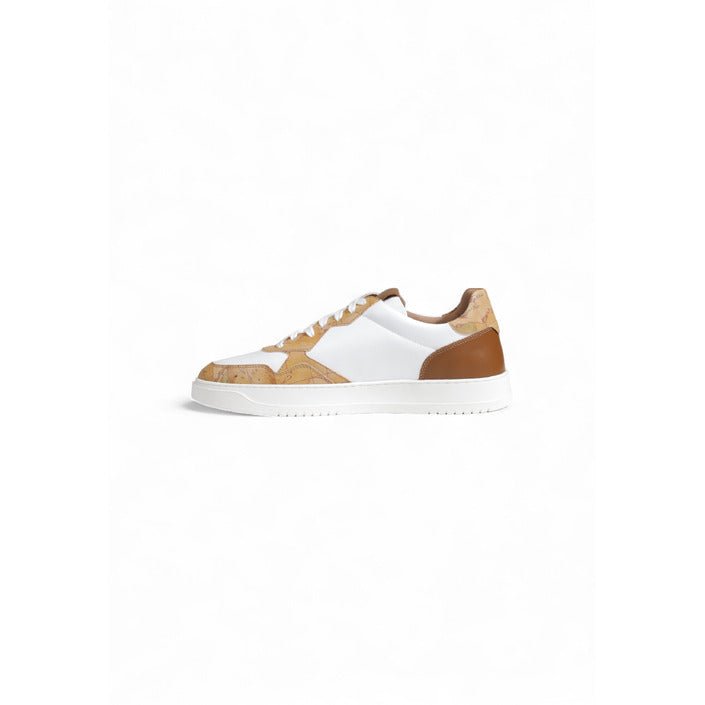 Alviero Martini Prima Classe Geo Classic Leather Sneakers - Princess Attitude