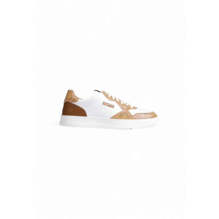 Alviero Martini Prima Classe Geo Classic Leather Sneakers - Princess Attitude