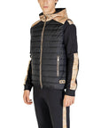 Alviero Martini Prima Classe Geo Detail Hooded Jacket Black - Princess Attitude