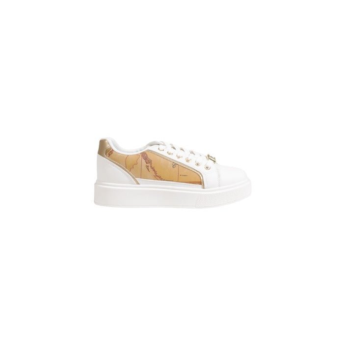 Alviero Martini Prima Classe Geo Faux Leather Sneakers - Princess Attitude