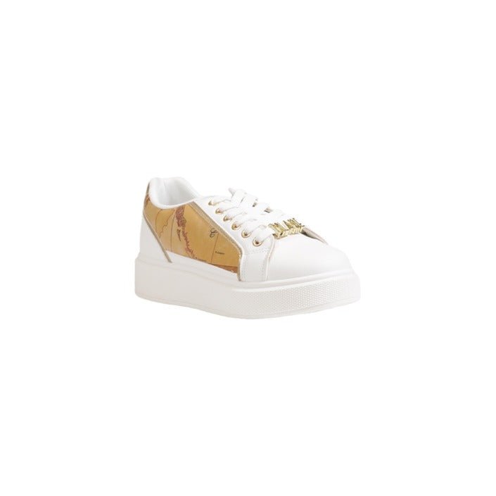 Alviero Martini Prima Classe Geo Faux Leather Sneakers - Princess Attitude