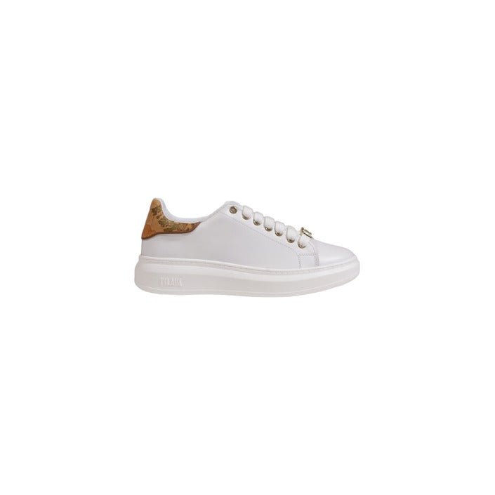 Alviero Martini Prima Classe Leather Lace Up Sneakers White - Princess Attitude