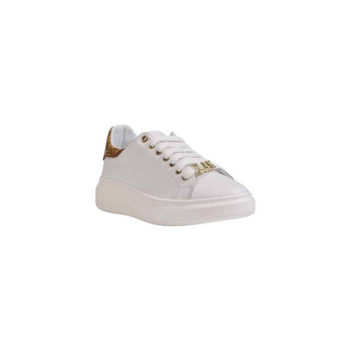 Alviero Martini Prima Classe Leather Lace Up Sneakers White - Princess Attitude