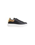 Alviero Martini Prima Classe Smooth Leather Sneakers Black - Princess Attitude