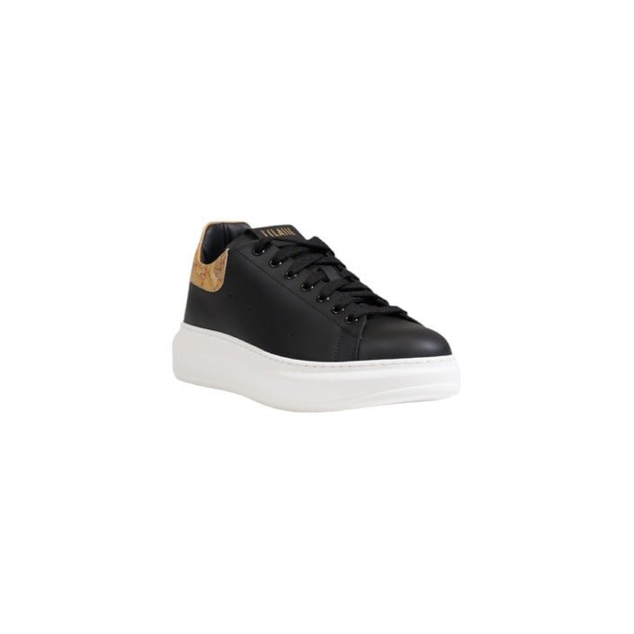 Alviero Martini Prima Classe Smooth Leather Sneakers Black - Princess Attitude