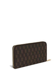 Alviero Martini Prima Classe Zip Around Wallet Brown - Princess Attitude